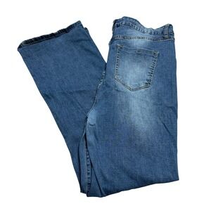 Hot Kiss Womens Size 20 Plus Flare Jeans Medium Wash Stretch Denim Bootcut